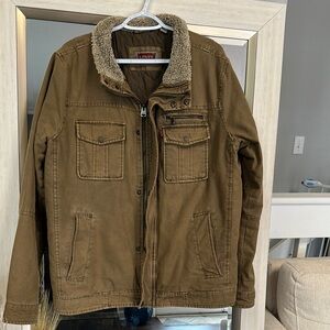 Levi's Brown Sherpa-Lined Men's Jacket